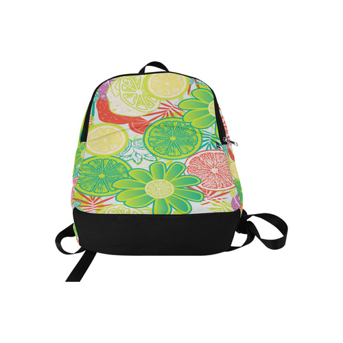 Loudly Lime Fabric Backpack for Adult (Model 1659)