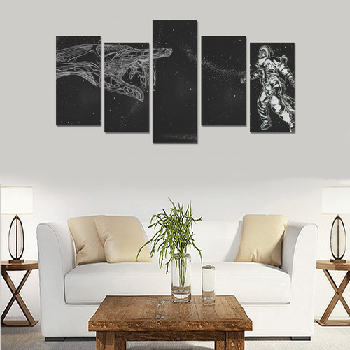 Meeting the Colossus Canvas Print Sets E (No Frame)