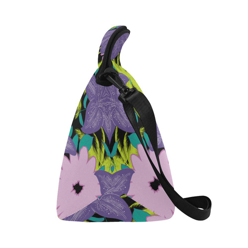 Tropical Violet Neoprene Lunch Bag/Large (Model 1669)