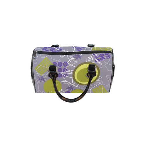 Abstract 8 purple Boston Handbag (Model 1621)