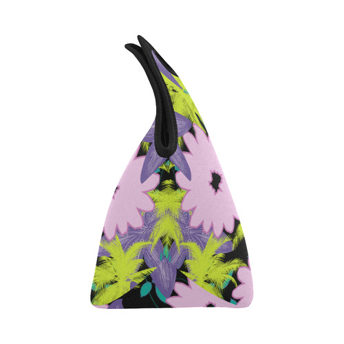 Tropical Violet Neoprene Lunch Bag/Small (Model 1669)