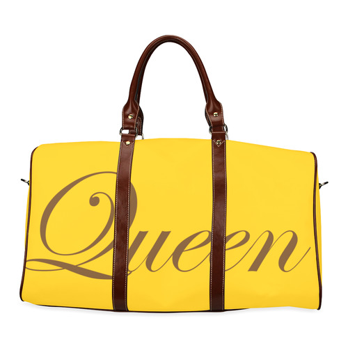 Brooklyn Travel Bag (yellow) Waterproof Travel Bag/Large (Model 1639)