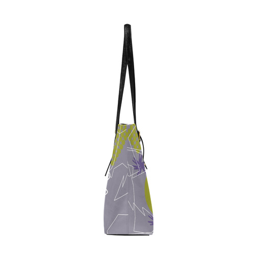 Abstract 8 purple Euramerican Tote Bag/Large (Model 1656)