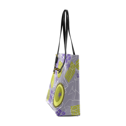 Abstract 8 purple Euramerican Tote Bag/Small (Model 1655)