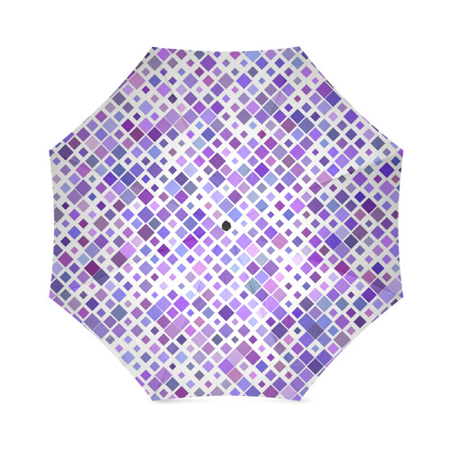 Purple Squared Foldable Umbrella (Model U01)