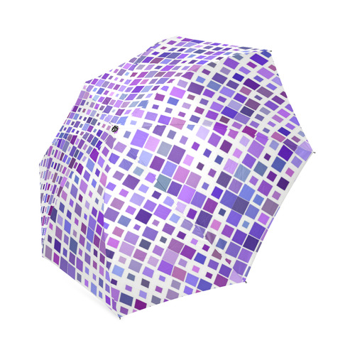 Purple Squared Foldable Umbrella (Model U01)