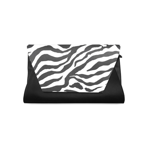 zebra clutch bag