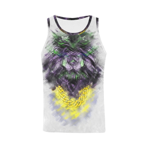 Savage Lion Mens Tank Top All Over Print Tank Top for Men (Model T43)