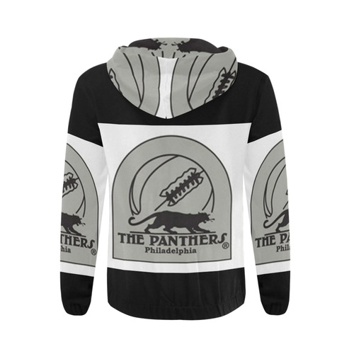 Philly Panthers Shoot Around Jacket All Over Print Full Zip Hoodie for Men (Model H14)