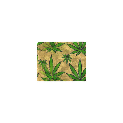 Weeds by Popart Lover Mini Bifold Wallet (Model 1674)