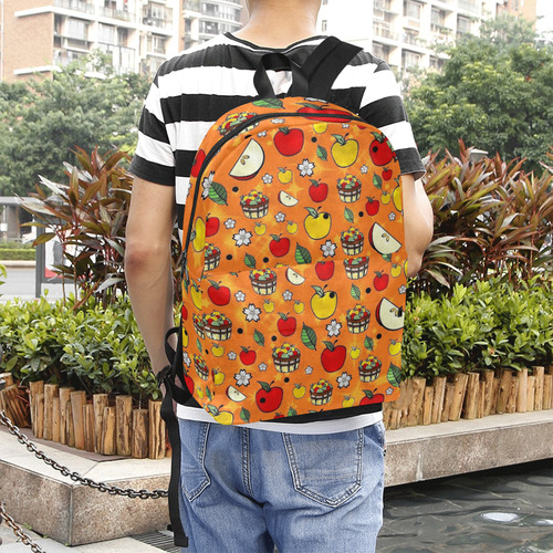 Apple Popart by Nico Bielow Unisex Classic Backpack (Model 1673)