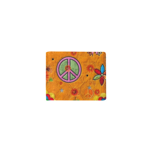 Peace 70 by Popart Lover Mini Bifold Wallet (Model 1674)