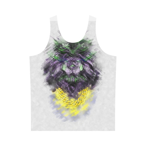 Savage Lion Mens Tank Top All Over Print Tank Top for Men (Model T43)