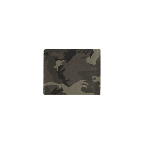 Camo Grey Mini Bifold Wallet (Model 1674)