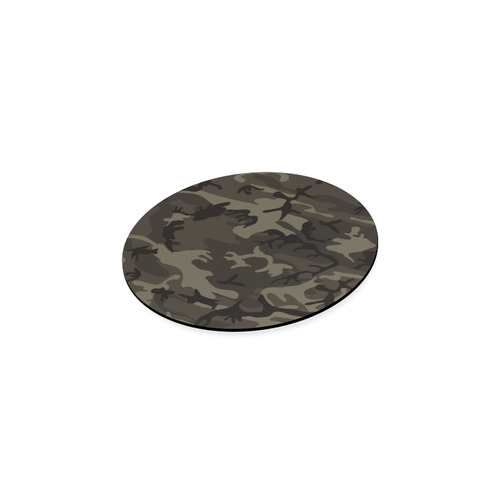 Camo Grey Round Coaster