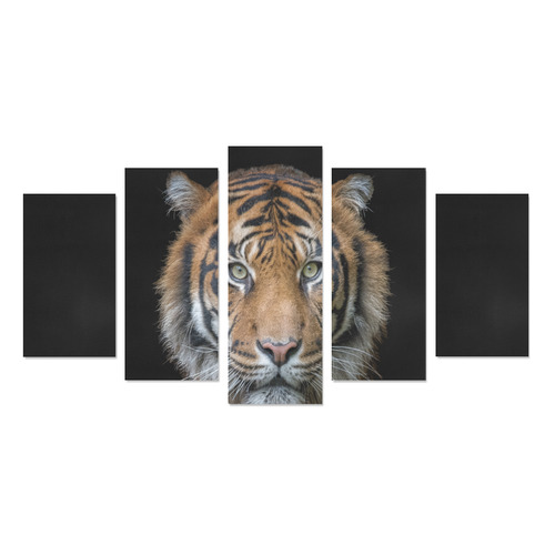 A wild Bengal Tiger Canvas Print Sets A (No Frame)