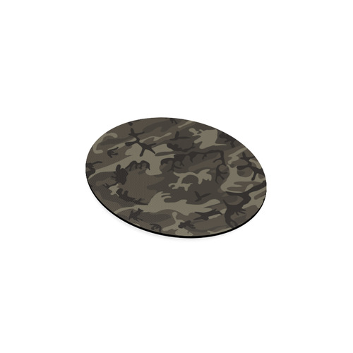 Camo Grey Round Coaster