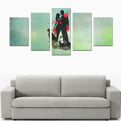 Happy Valentine Canvas Print Sets D (No Frame)