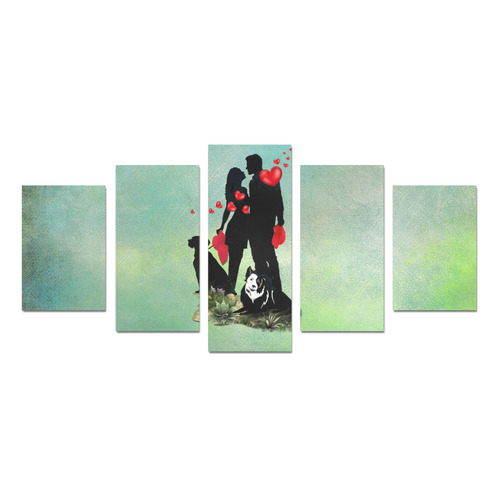 Happy Valentine Canvas Print Sets D (No Frame)