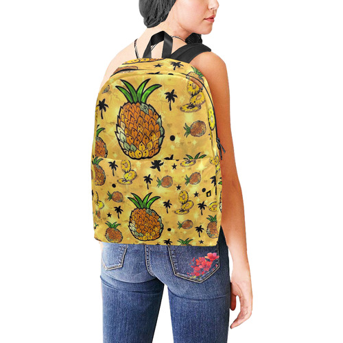 Pineapple Popart by Nico Bielow Unisex Classic Backpack (Model 1673)