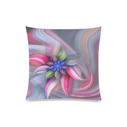 swirling patterns Custom Zippered Pillow Case 20"x20"(Twin Sides)