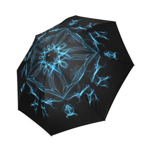 Blue Crystal Foldable Umbrella (Model U01)