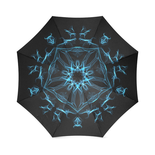 Blue Crystal Foldable Umbrella (Model U01)