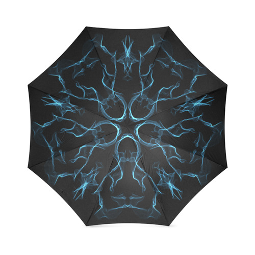 Meditation in Blue Foldable Umbrella (Model U01)