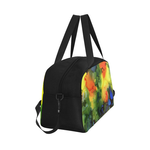 Gym Fitness bag travel colorful abstract Fitness Handbag (Model 1671)