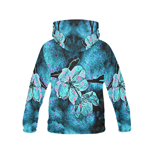 FLOWERS PAINTING 4 WOMEN All Over Print Hoodie for Women (USA Size) (Model H13)