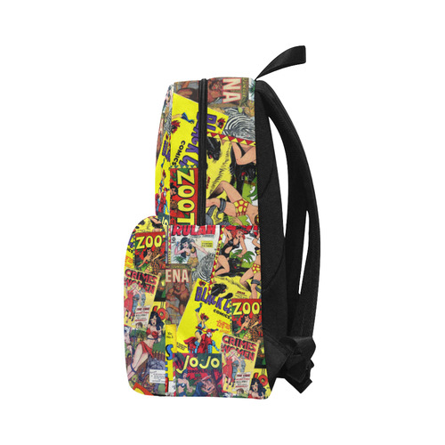 Vintage Comic Collage Unisex Classic Backpack (Model 1673)