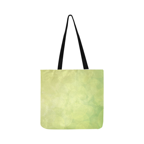 abstract bokeh green lime texture Reusable Shopping Bag Model 1660 (Two sides)