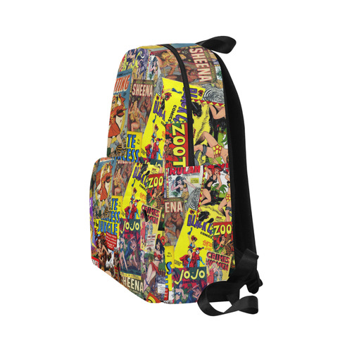 Vintage Comic Collage Unisex Classic Backpack (Model 1673)