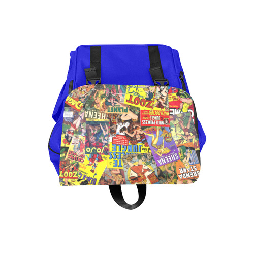 Vintage Comic Collage Casual Shoulders Backpack (Model 1623)