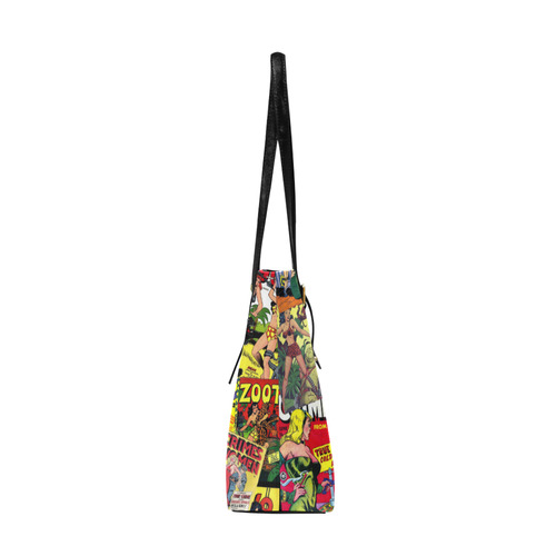 Vintage Comic Collage Euramerican Tote Bag/Large (Model 1656)