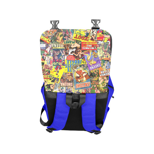 Vintage Comic Collage Casual Shoulders Backpack (Model 1623)