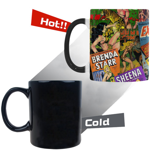 Vintage Comic Collage Custom Morphing Mug