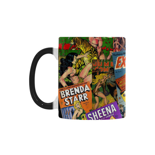 Vintage Comic Collage Custom Morphing Mug