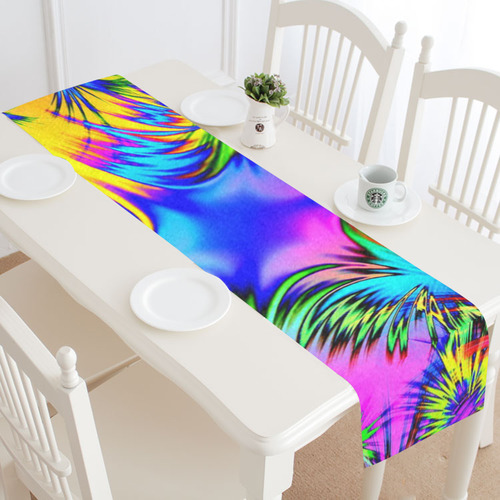 alive 4 (abstract) by JamColors Table Runner 16x72 inch