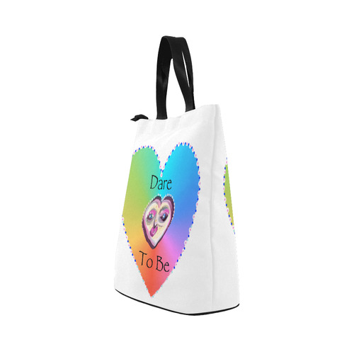 Dare to Be Nylon Lunch Tote Bag (Model 1670)