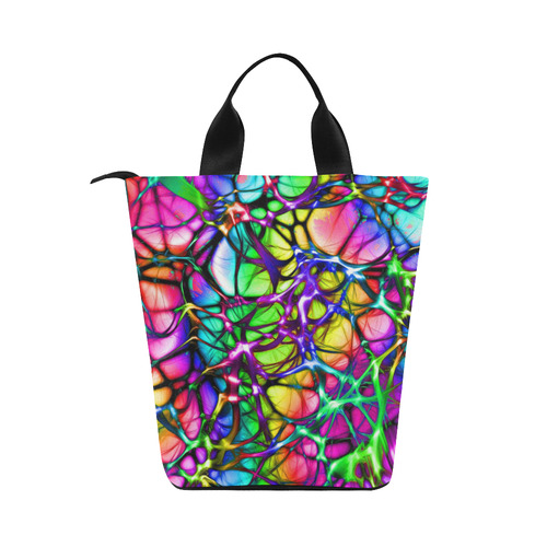 alive 5 (abstract) by JamColors Nylon Lunch Tote Bag (Model 1670)