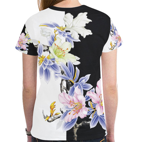 In The Springtime New All Over Print T-shirt for Women (Model T45)