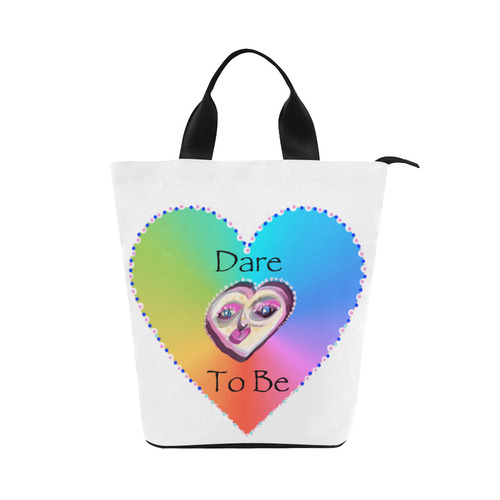 Dare to Be Nylon Lunch Tote Bag (Model 1670)