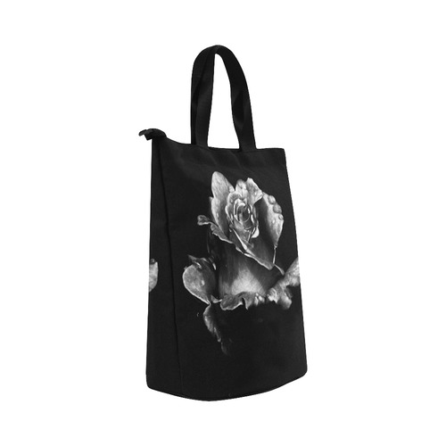 black rose Nylon Lunch Tote Bag (Model 1670)