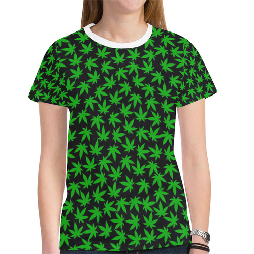 4-20 ALT New All Over Print T-shirt for Women (Model T45)