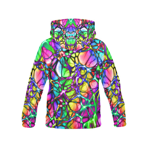 alive 5 (abstract) by JamColors All Over Print Hoodie for Men/Large Size (USA Size) (Model H13)