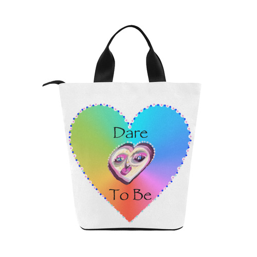 Dare to Be Nylon Lunch Tote Bag (Model 1670)