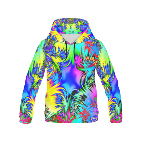 alive 4 (abstract) by JamColors All Over Print Hoodie for Men/Large Size (USA Size) (Model H13)