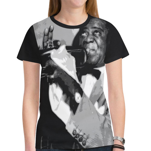 Satchmo New All Over Print T-shirt for Women (Model T45)