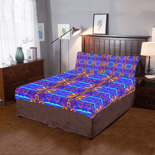 Colorful Ornament D 3-Piece Bedding Set